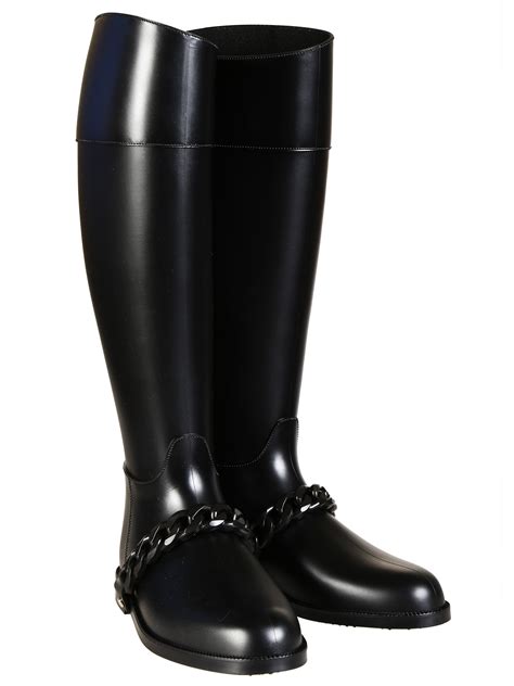 givenchy eva chain rain boots|Givenchy boots.